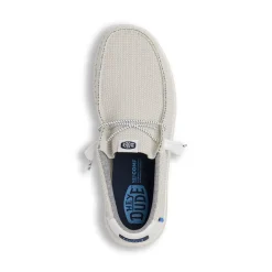 Sneakers leggere bianche off-white da Uomo in tela Heydude Wally
