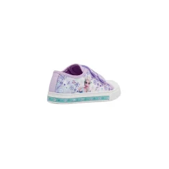 Sneakers lilla da Bambina con luci colorate nella suola Frozen