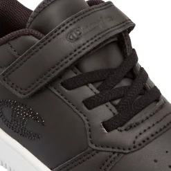 Sneakers nere da Bambina Champion con chiusura a strappo e strass