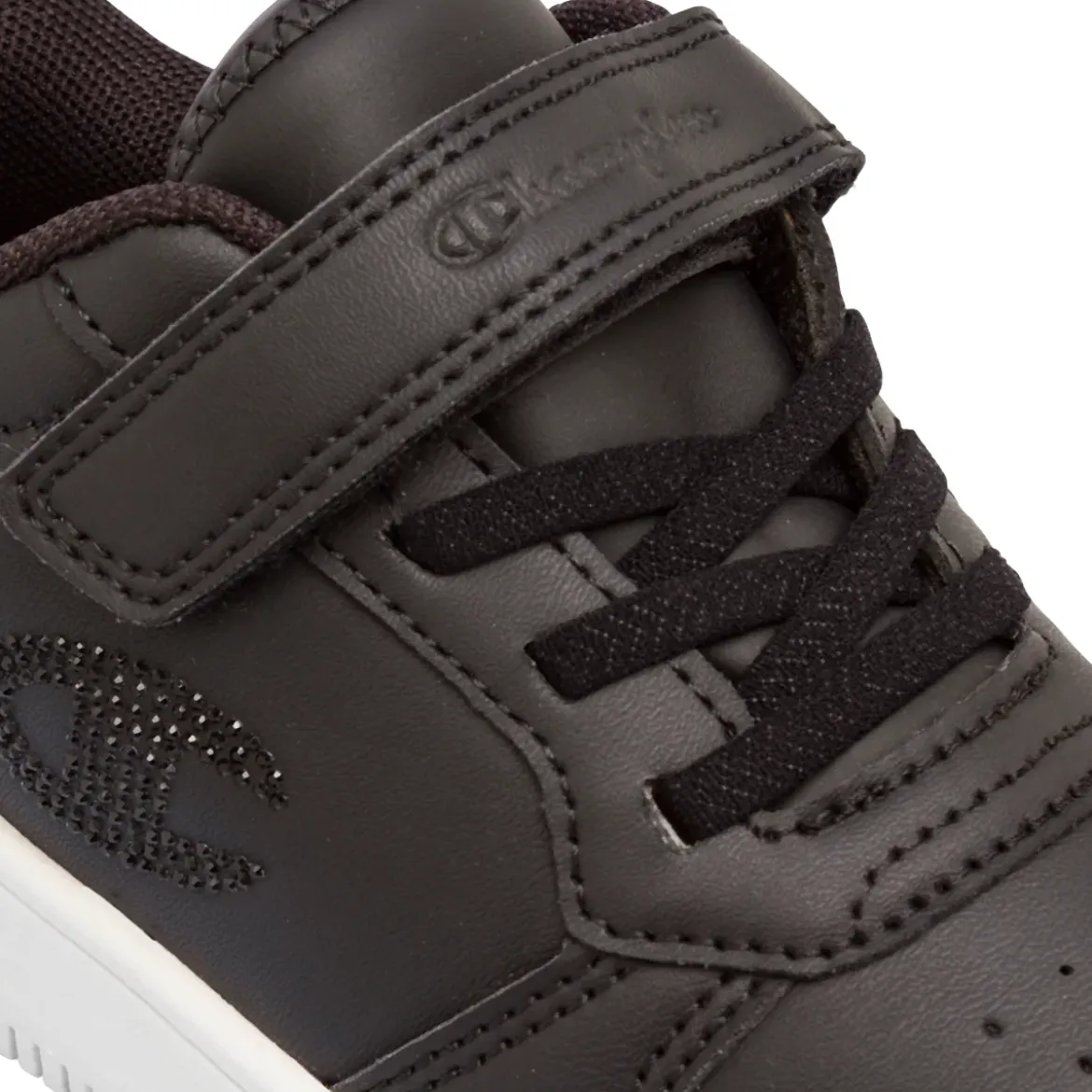 Sneakers nere da Bambina Champion con chiusura a strappo e strass