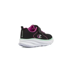 Sneakers nere da Bambina con strappo e dettagli fucsia Champion