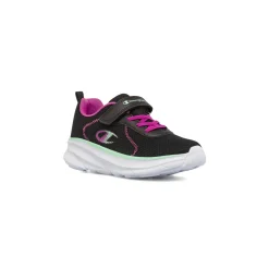 Sneakers nere da Bambina con strappo e dettagli fucsia Champion