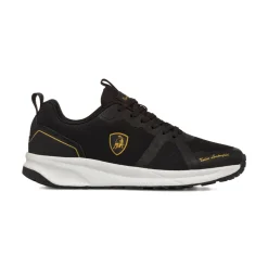 Sneakers nere da Uomo con logo dorato laterale Tonino Lamborghini