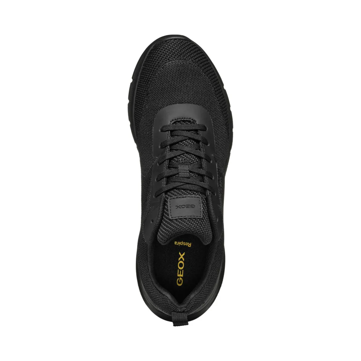 Sneakers nere da Uomo in tessuto traforato e suola traspirante Geox