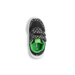 Sneakers nere e verdi da Bambino con Luci nella suola Minecraft
