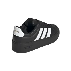 Sneakers platform nere da Donna con logo bianco adidas Streettalk