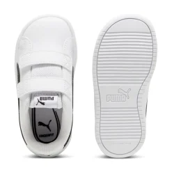Sneakers primi passi bambino e bambina bianche con dettaglio nero Puma Rickie Classic
