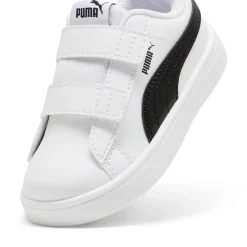 Sneakers primi passi bambino e bambina bianche con dettaglio nero Puma Rickie Classic