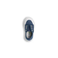 Sneakers Primi passi blu effetto jeans da Bambino in tessuto Primigi