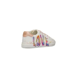 Sneakers Ragazza bianche con scritta LOVE Dieci Baci