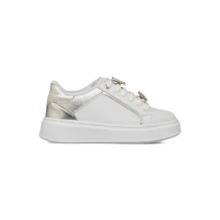 Sneakers Ragazza bianche e argento Dieci Baci