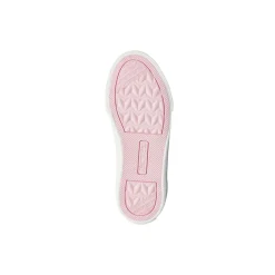 Sneakers Ragazza Kappa lilla con inserti bianchi e strappo in velcro