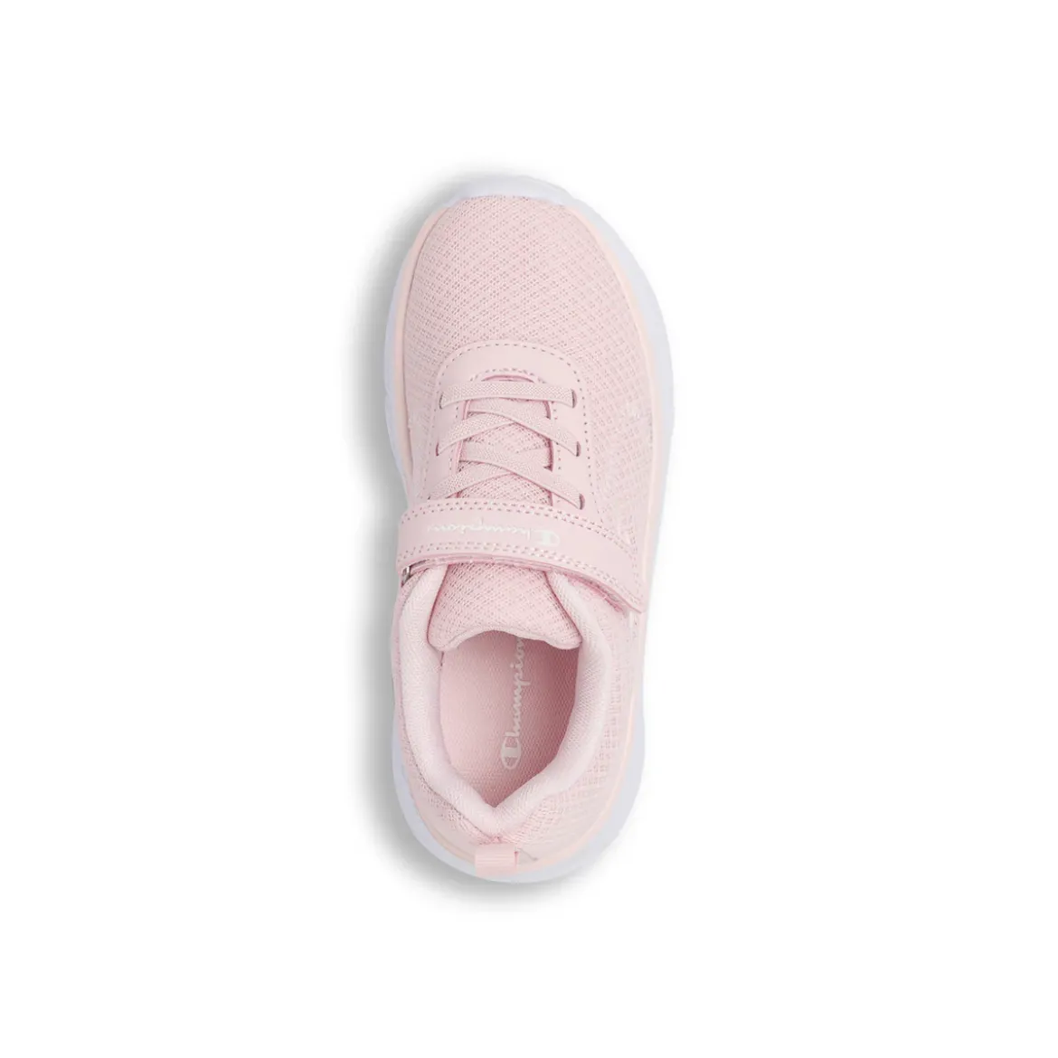 Sneakers Rosa Bambina in tessuto mesh con chiusura a strappo Champion