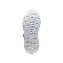 Sneakers rosa da Bambina con suola traspirante e chiusura strappo Geox