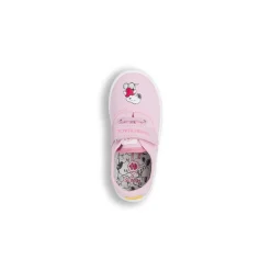 Sneakers rosa da Bambina in tela con Snoopy e strappo Lumberjack
