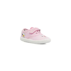 Sneakers rosa da Bambina in tela con Snoopy e strappo Lumberjack