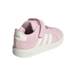 Sneakers rosa effetto scamosciato da Bambina con strappo adidas