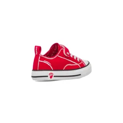Sneakers rosse da Bambino Ducati con chiusura a strappo