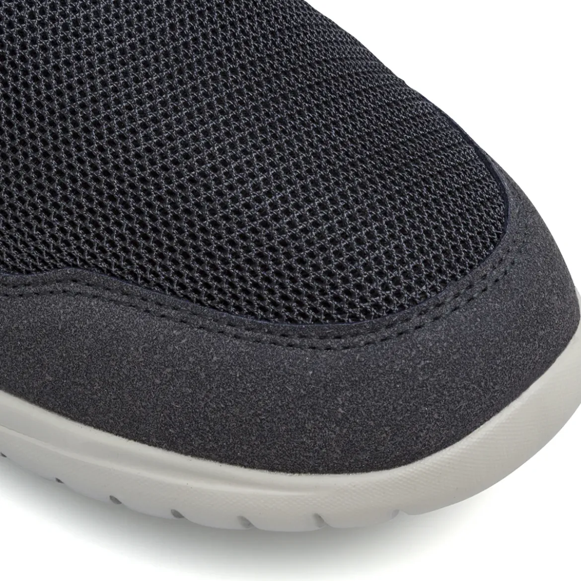 Sneakers Slip-on blu da Uomo in tessuto mesh traspirante Lumberjack