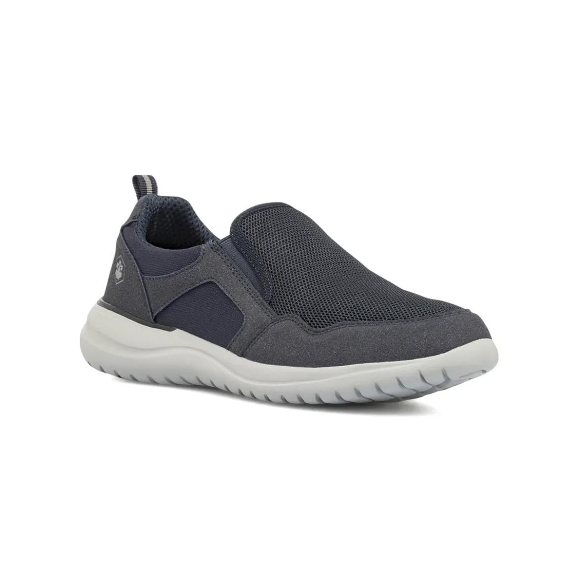 Sneakers Slip-on blu da Uomo in tessuto mesh traspirante Lumberjack