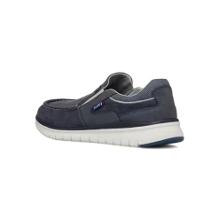Sneakers Slip-on blu in tessuto da Uomo Glams