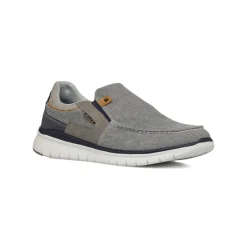 Sneakers Slip-on grigie in tessuto da Uomo Glams