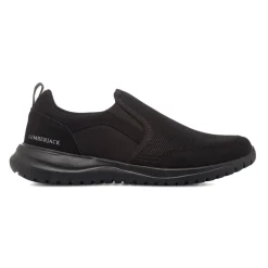 Sneakers Slip-on in tessuto nere da Uomo Lumberjack