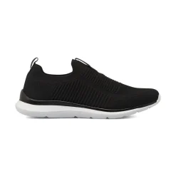 Sneakers slip-on nere da Uomo in tessuto tecnico a calzino Ducati