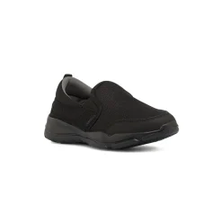 Sneakers Slip-on Nere Donna in tessuto con Memory Foam Lumberjack