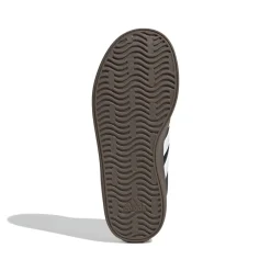 Sneakers sport da bambino e bambina in pelle nere adidas VL Court 3.0