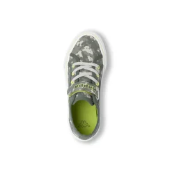 Sneakers Sport da bambino Kappa verdi mimetici con strappo