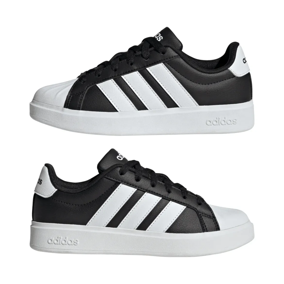 Sneakers Sport da Ragazzo adidas Streetalk nere con punta a conchiglia