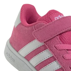 Sneakers Sportive Bambina Rosa effetto scamosciato con strappo adidas