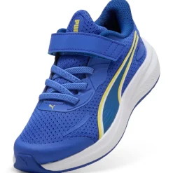 Sneakers sportive blu da Bambino con chiusura a strappo Puma Skyrocket