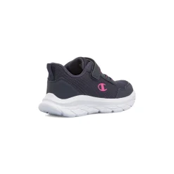 Sneakers sportive blu da Bambina con strappo e lacci elastici Champion