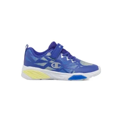 Sneakers sportive da Bambino blu con velcro e lacci Champion WAVE
