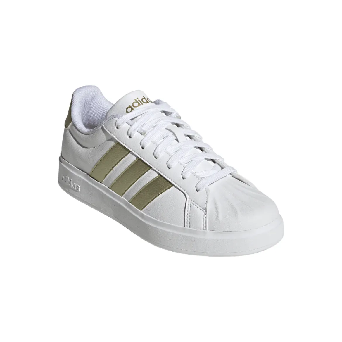 Sneakers sportive da Donna bianche con strisce oro adidas STREETTALK
