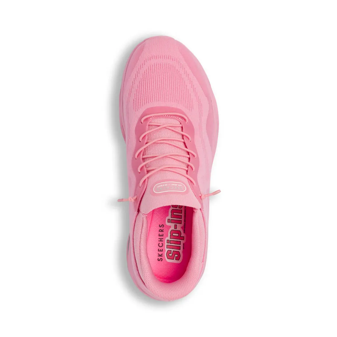 Sneakers sportive da Donna rosa in tessuto mesh Slip-ins Skechers Uno