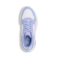Sneakers sportive Ragazza multicolore bianco lilla e rosa Puma Trinity 2