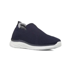 Sneakers Sportive Slip-on Blu da Uomo Traspiranti Riflessi Urbani