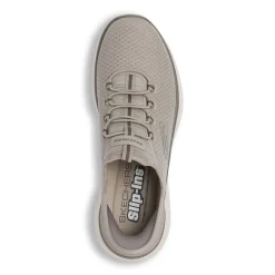 Sneakers taupe da Uomo con tecnologia Slip-ins e Memory Foam Skechers