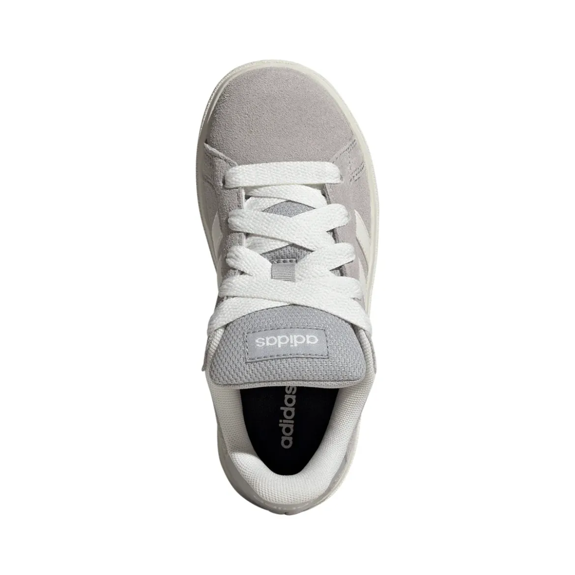 Sneakers unisex grigie effetto scamosciato adidas Grand Court 00s