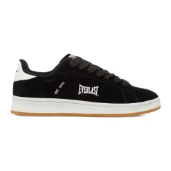 Sneakers unisex Nere effetto velluto con logo Everlast