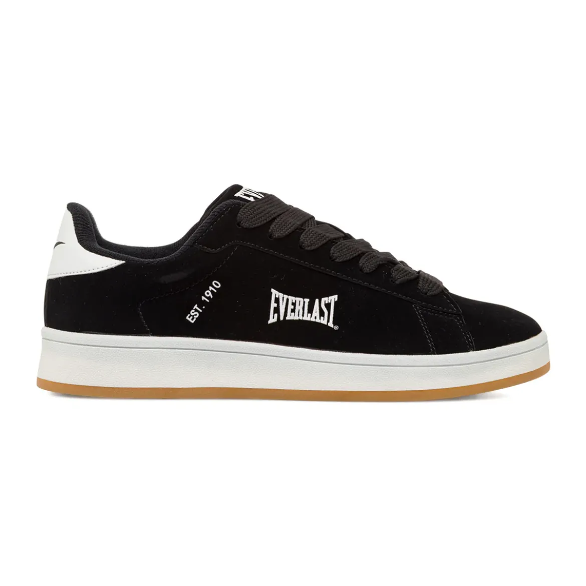 Sneakers unisex Nere effetto velluto con logo Everlast