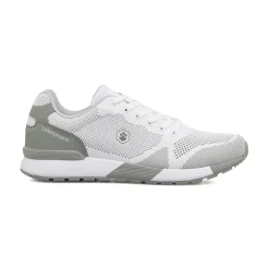 Sneakers Uomo bianche e grigie con soletta in memory foam Lumberjack