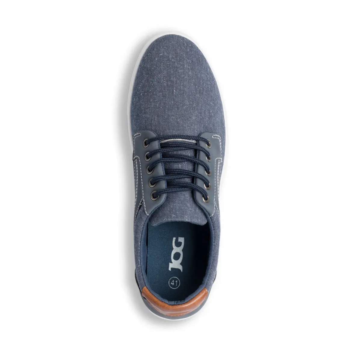 Sneakers Uomo Casual effetto Jeans con cuciture in contrasto Jog