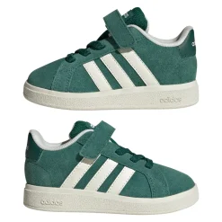 Sneakers verdi con chiusura a strappo da Bambino adidas