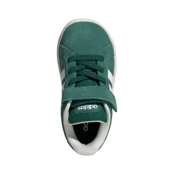 Sneakers verdi con chiusura a strappo da Bambino adidas