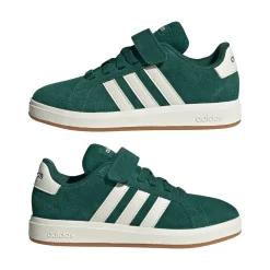 Sneakers verdi da Bambino effetto scamosciato GRAND COURT 00s adidas