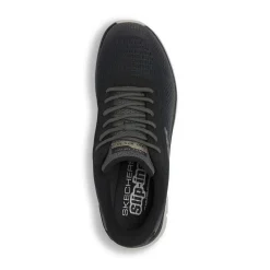 Sneakers verdi da Uomo leggere in tessuto mesh Skechers Track Slip-Ins